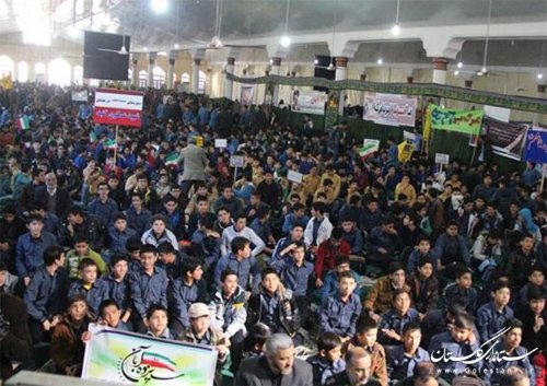 فریاد ظلم ستیزی مردم گنبد کاووس در روز ملی مبارزه با استکبار جهانی