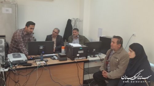 بازدید سرزده فرماندار از اداره ثبت احوال کردکوی