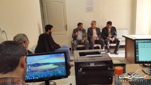 بازدید سرزده فرماندار از اداره ثبت احوال کردکوی