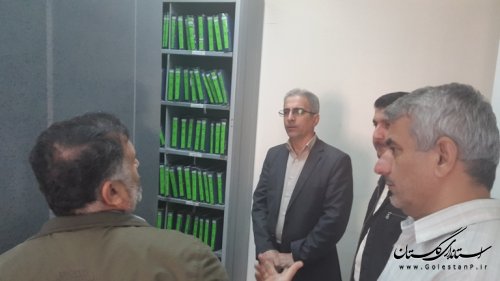 بازدید سرزده فرماندار از اداره ثبت احوال کردکوی