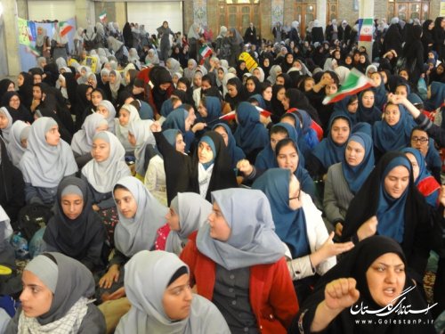 مراسم بزرگداشت 13 آبان و روز دانش آموز در کردکوی برگزار شد