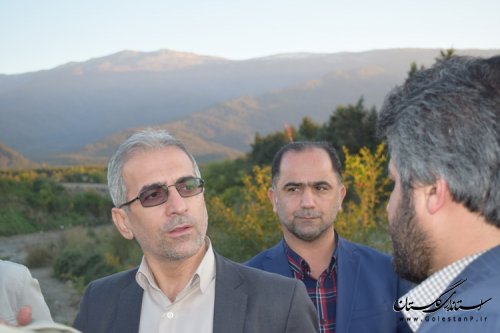 بازدید فرماندار از طرحهای جنگلداری و آبخیزداری کردکوی