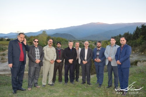 بازدید فرماندار از طرحهای جنگلداری و آبخیزداری کردکوی