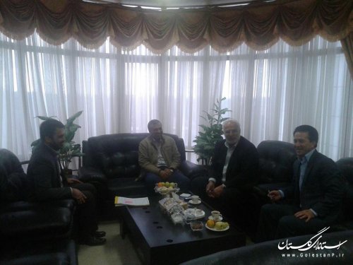 دیدار معاون فرماندار کلاله با مدیرعامل شرکت گاز استان