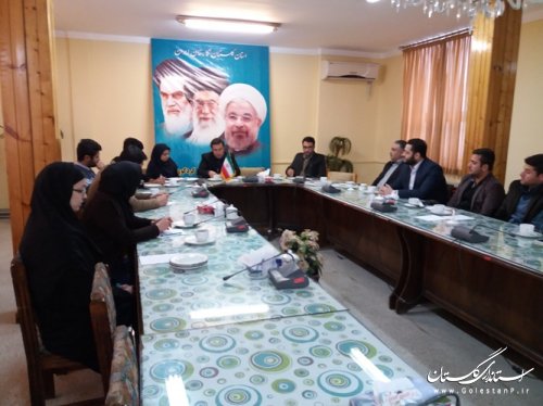 جلسه کمیته علمی - آموزشی مشاور جوان فرمانداری کردکوی