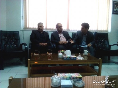 بازدید سرزده فرماندارعلی آباد کتول ازاداره برق شهرستان