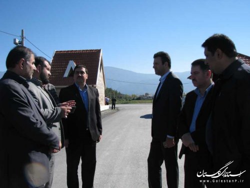 بازدید رییس سازمان مدیریت و برنامه ریزی گلستان از طرح های عمرانی بندرگز