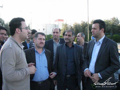 بازدید رییس سازمان مدیریت و برنامه ریزی گلستان از طرح های عمرانی بندرگز