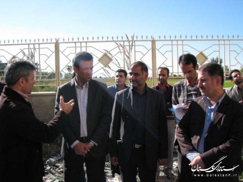 بازدید رییس سازمان مدیریت و برنامه ریزی گلستان از طرح های عمرانی بندرگز