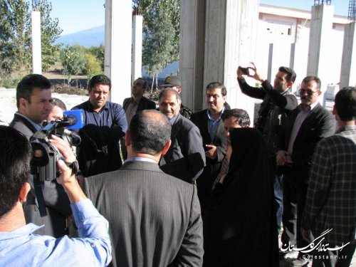 بازدید رییس سازمان مدیریت و برنامه ریزی گلستان از طرح های عمرانی بندرگز