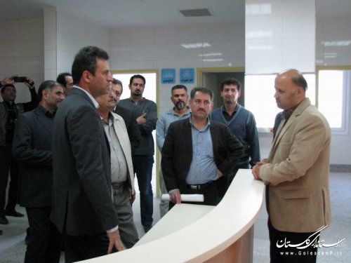 بازدید رییس سازمان مدیریت و برنامه ریزی گلستان از طرح های عمرانی بندرگز