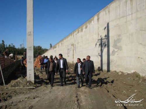 بازدید رییس سازمان مدیریت و برنامه ریزی گلستان از طرح های عمرانی بندرگز