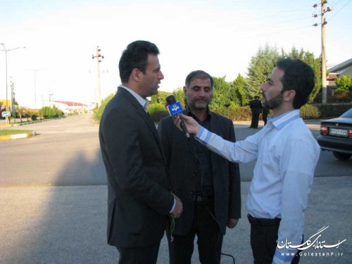 بازدید رییس سازمان مدیریت و برنامه ریزی گلستان از طرح های عمرانی بندرگز