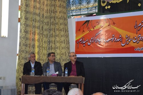 با حضور فرماندار کردکوی همایش رشد و توسعه روستای بالاجاده برگزار گردید