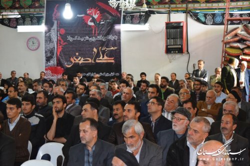 با حضور فرماندار کردکوی همایش رشد و توسعه روستای بالاجاده برگزار گردید