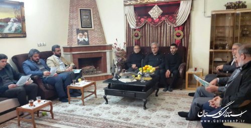 دیدار فرماندار با خانواده های معظم شهید مدافع حرم کردکوی