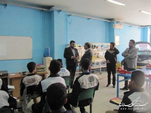 فرماندار بندرگز از مرکز آموزش فنی و حرفه ای شهرستان دیدن کرد
