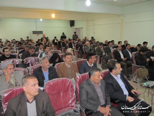 کارگاه آموزشی طرح شماره گذاری خودروهای کشاورزی در بخش مرکزی گنبد برگزار شد