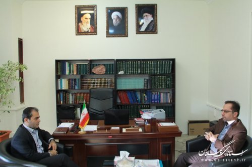 نشست توسعه ای فرماندار گرگان با معاون فنی و حرفه ای استان و رییس شهرستان