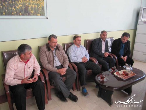 بازدید سرزده فرماندار از اداره ورزش و جوانان بندرگز