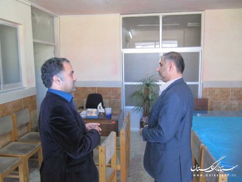 بازدید سرزده فرماندار از اداره ورزش و جوانان بندرگز