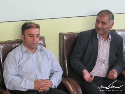 بازدید سرزده فرماندار از اداره ورزش و جوانان بندرگز
