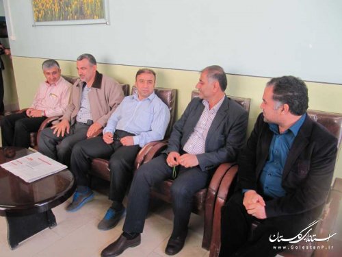 بازدید سرزده فرماندار از اداره ورزش و جوانان بندرگز
