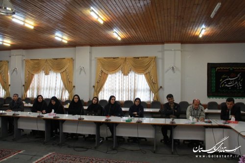 نشست فرماندار گرگان با معاون و کارکنان حوزه معاونت برنامه ریزی و امورعمرانی