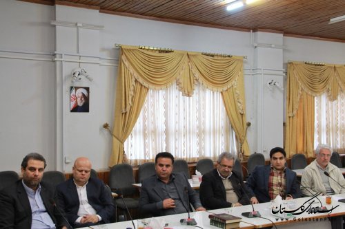 نشست فرماندار گرگان با معاون و کارکنان حوزه معاونت برنامه ریزی و امورعمرانی