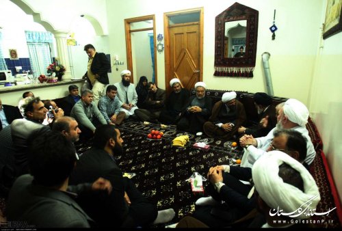 دلجویی نماینده ولی فقیه در امور حج و زیارت از خانواده فرماندار فقید بندرترکمن