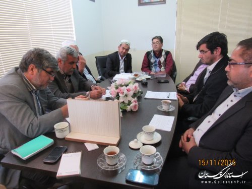 اولین جلسه شورای کشاورزی شهرستان گمیشان برگزار شد