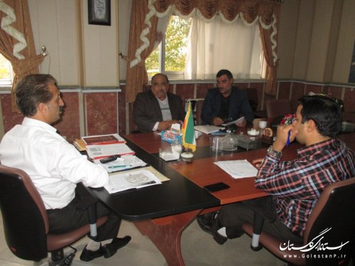 جلسه احداث پایانه بازار ماهی درشهرستان ترکمن برگزار شد