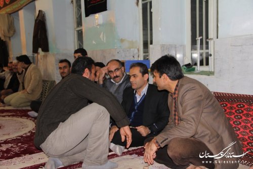 حضور فرماندار گرگان در روستای سعدآباد و دیدار چهره به چهره با مردم روستا