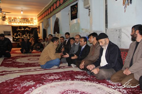 حضور فرماندار گرگان در روستای سعدآباد و دیدار چهره به چهره با مردم روستا