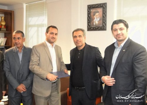 سرپرست جدید حراست اداره کل ورزش و جوانان گلستان منصوب شد