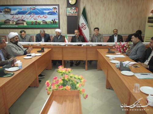 هفتمین جلسه شورای اداری شهرستان ترکمن تشکیل شد