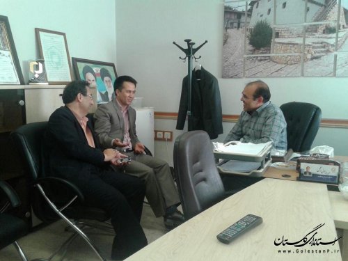 دیدار معاون فرماندار کلاله با معاونین اداره کل بنیاد مسکن استان