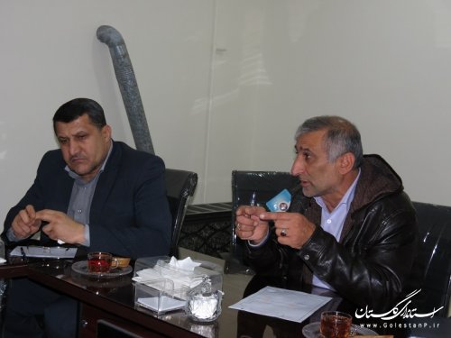 جلسه ساماندهی گندم، آرد و نان شهرستان گالیکش