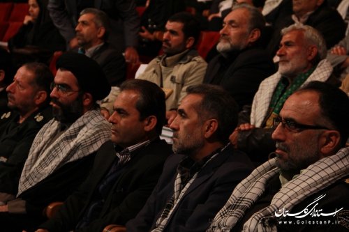 آیین اختتامیه جشنواره رسانه‌ای شهدای غواص و مدافع حرم در گرگان برگزارشد