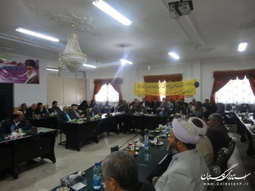 گردهمایی نمایندگان احزاب،اقوام، فعالان سیاسی واجتماعی در علی آباد کتول