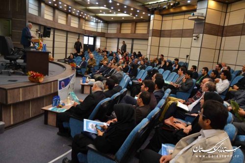 نشست مشاور رییس صندوق نوآوری و شکوفایی با شرکت های دانش بنیان گلستان