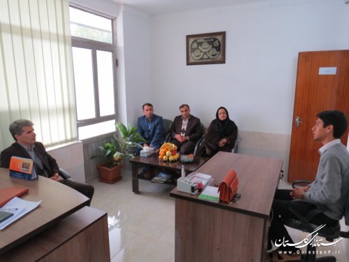 بازدید فرماندار از مرکز آموزشی و توانبخشی دایان وعیادت از معلولین شهرستان آق قلا