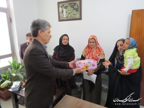 بازدید فرماندار از مرکز آموزشی و توانبخشی دایان وعیادت از معلولین شهرستان آق قلا