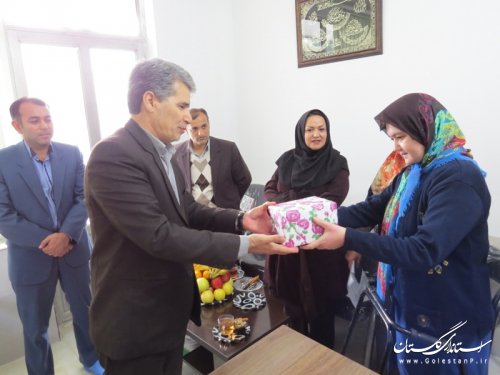 بازدید فرماندار از مرکز آموزشی و توانبخشی دایان وعیادت از معلولین شهرستان آق قلا