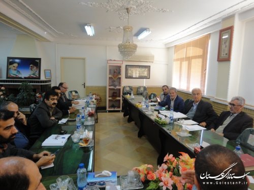 جلسه تاسیس مجتمع آموزش عالی صنعتی در فرمانداری علی آباد کتول