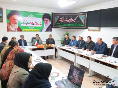 ششمین جلسه شورای فرعی مبارزه با مواد مخدر شهرستان آق قلا برگزار شد