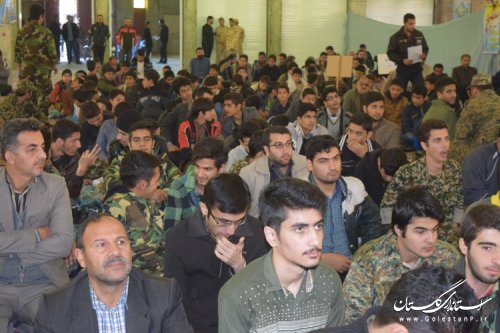 همایش بزرگ ایستادگی بسیجیان در مصلی کردکوی برگزار شد