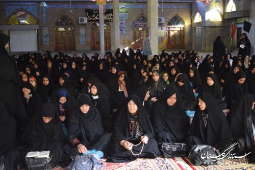 همایش بزرگ ایستادگی بسیجیان در مصلی کردکوی برگزار شد