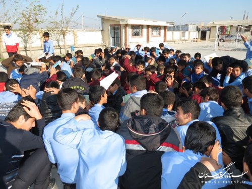 مانور زلزله و ایمنی در گالیکش برگزار شد