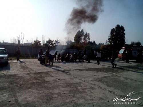 برگزاری مطلوب مانور 8 آذر در سطح گلستان